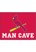 St Louis Cardinals 34x42 Man Cave All Star Interior Rug