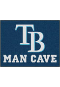 Tampa Bay Rays 34x42 Man Cave All Star Interior Rug