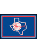 Texas Rangers 4x6 Plush Interior Rug