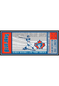 Toronto Blue Jays 30x72 Ticket Runner Interior Rug