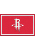 Houston Rockets 4x6 Plush Interior Rug