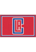 Los Angeles Clippers 4x6 Plush Interior Rug
