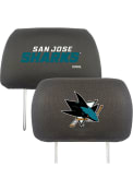 Sports Licensing Solutions San Jose Sharks 10x13 Auto Head Rest Cover - Black