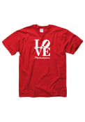 Philadelphia Red Love Short Sleeve T Shirt
