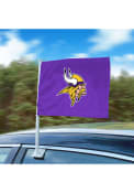 Sports Licensing Solutions Minnesota Vikings Team Logo Car Flag - Purple