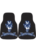 Sports Licensing Solutions Nevada Wolf Pack 2-Piece Carpet Car Mat - Navy Blue