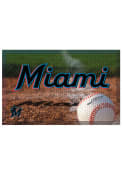 Miami Marlins 19x30 Door Mat