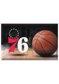Philadelphia 76ers 19x30 Door Mat
