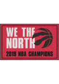 Toronto Raptors 2019 NBA Champions 5x8 Interior Rug