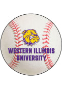 Western Illinois Leathernecks Baseball Interior Rug