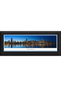 Chicago Shoreline at Night Deluxe Framed Posters