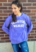 K-State Wildcats Womens Simple Crew Sweatshirt - Purple