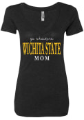 Wichita State Shockers Womens Black Emily T-Shirt