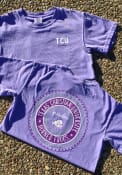 TCU Horned Frogs Womens Purple Grandma Spiral T-Shirt