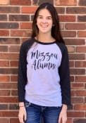 Missouri Tigers Womens Alumni White LS Tee