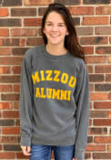 Missouri Tigers Womens Alumni Crew Sweatshirt - Grey