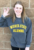 Wichita State Shockers Womens Alumni Crew Sweatshirt - Grey