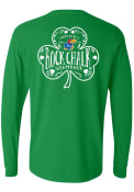 Kansas Jayhawks Womens Rock Chalk Shamrock T-Shirt - Green