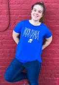 Kansas Jayhawks Womens Annissa T-Shirt - Navy Blue