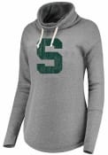 Michigan State Spartans Womens Mabel Funnel Neck Hooded Sweatshirt - Grey