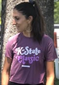 K-State Wildcats Womens Attitude T-Shirt - Purple