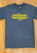 Michigan Wolverines Womens Star T-Shirt - Navy Blue