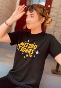 Missouri Tigers Womens Star T-Shirt - Black
