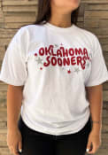 Oklahoma Sooners Womens Star T-Shirt - White