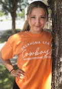 Oklahoma State Cowboys Womens New Basic T-Shirt - Orange