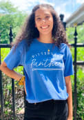Pitt Panthers Womens New Basic T-Shirt - Blue