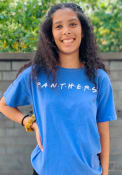 Pitt Panthers Womens Wordmark Dots T-Shirt - Blue