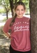 Texas A&M Aggies Womens New Basic T-Shirt - Maroon