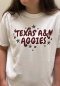 Texas A&M Aggies Womens Star T-Shirt - White