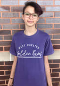 West Chester Golden Rams Womens New Basic T-Shirt - Purple