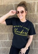 Wichita State Shockers Womens New Basic T-Shirt - Black