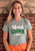 North Texas Mean Green Womens Attitude Crop T-Shirt - Green