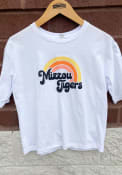 Missouri Tigers Womens Rainbow T-Shirt - White