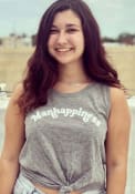 Manhattan Women's Grey Heather Manhappiness Tank Top