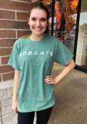 Ohio Bobcats Womens Wordmark Dots T-Shirt -
