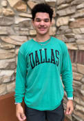 Dallas Kelly Green Arch Comfort Colors Long Sleeve T-Shirt