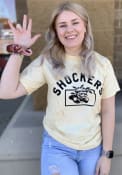 Wichita State Shockers Womens Color Blast T-Shirt - Yellow