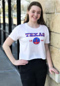 Texas Womens Western Landscape T-Shirt - White
