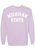 Michigan State Spartans Womens Classic Crew Sweatshirt - Purple