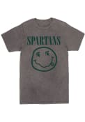 Michigan State Spartans Womens Vintage T-Shirt - Charcoal