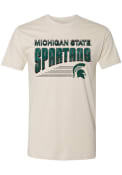 Michigan State Spartans Womens Vintage T-Shirt - Natural