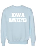 Iowa Hawkeyes Womens Classic Crew Sweatshirt - Light Blue