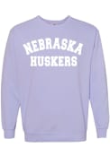 Nebraska Cornhuskers Womens Classic Crew Sweatshirt - Purple