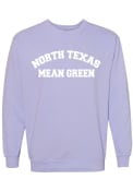 North Texas Mean Green Womens Classic Crew Sweatshirt - Purple