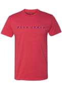 Kansas Jayhawks Womens Wordmark Dots T-Shirt - Red