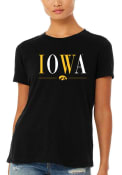 Iowa Hawkeyes Womens Classic T-Shirt - Black
